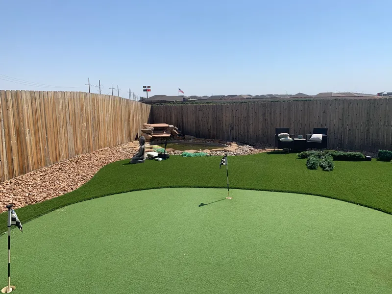 Mini golf area
